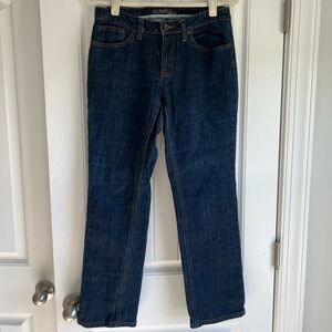 St. John's Bay Dark Blue Straight Leg Jeans
